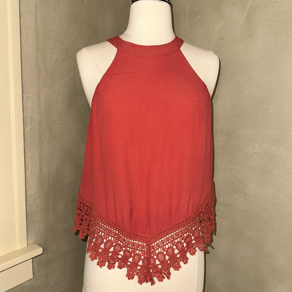ASTR Boho Embroidered Top